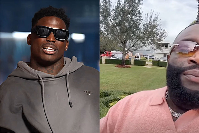 Tyreek Hill Calls Out Rick Ross for Filming Hill's House Fire