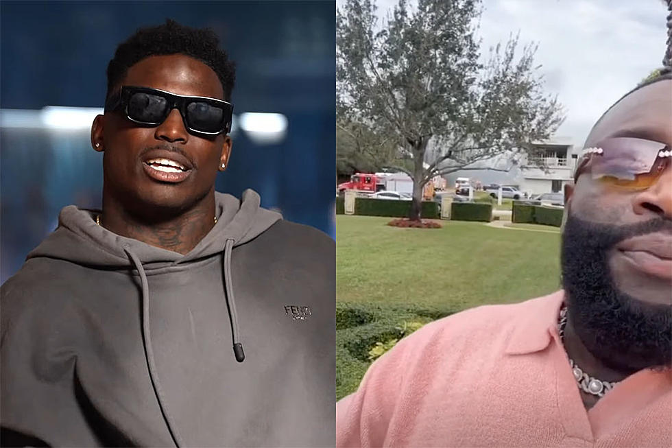 NFL Player Tyreek Hill Calls Out Rick Ross for Filming Hill&#8217;s House Fire