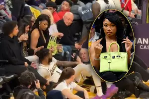 Megan Thee Stallion and NBA Player D’Angelo Russell Suffer Courtside...