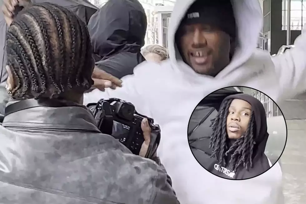 Chaotic Video Shows Polo G Associate Preventing Photographer From Filming Rapper Leaving Court