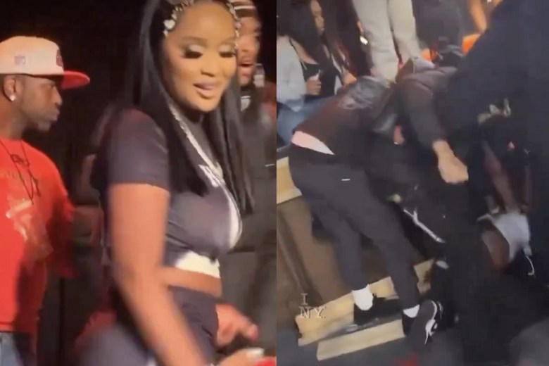 Fan Slaps Stunna Girl's Butt and a Wild Brawl Breaks Out