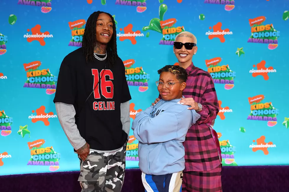 Wiz Khalifa, Sebastian Taylor Thomaz, and Amber Rose attends the 2023 Nickelodeon Kids' Choice Awards at Microsoft Theater on March 04, 2023 in Los Angeles, California. 