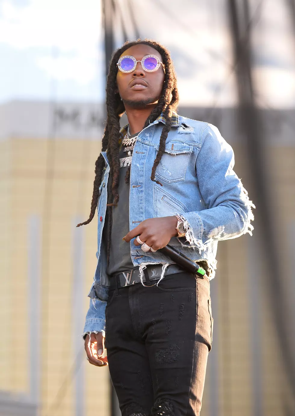 Takeoff of Migos se presenta en el escenario durante el Daytime Village presentado por Capital One en el HeartRadio Music Festival 2017 en Las Vegas Village el 23 de septiembre de 2017 en Las Vegas, Nevada.