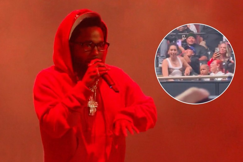 Kendrick Lamar's Fiancée and Kids Attend Pop Out Concert