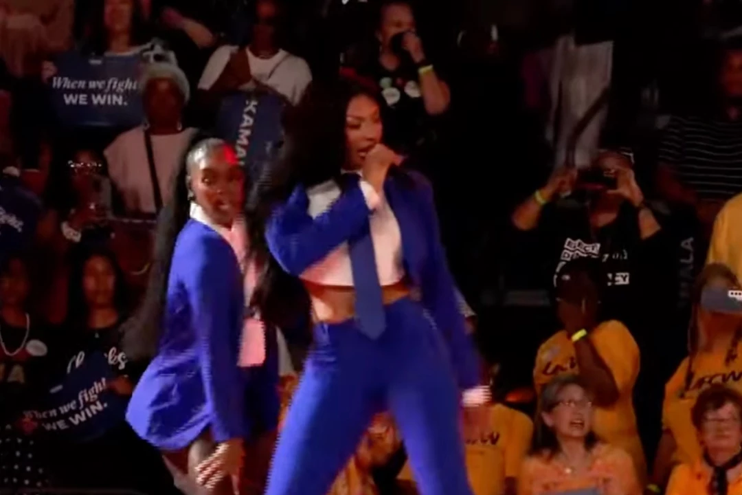 Megan Thee Stallion Gave A Savage Performance At Kamala Harris’ ATL Rally [VIDEO]