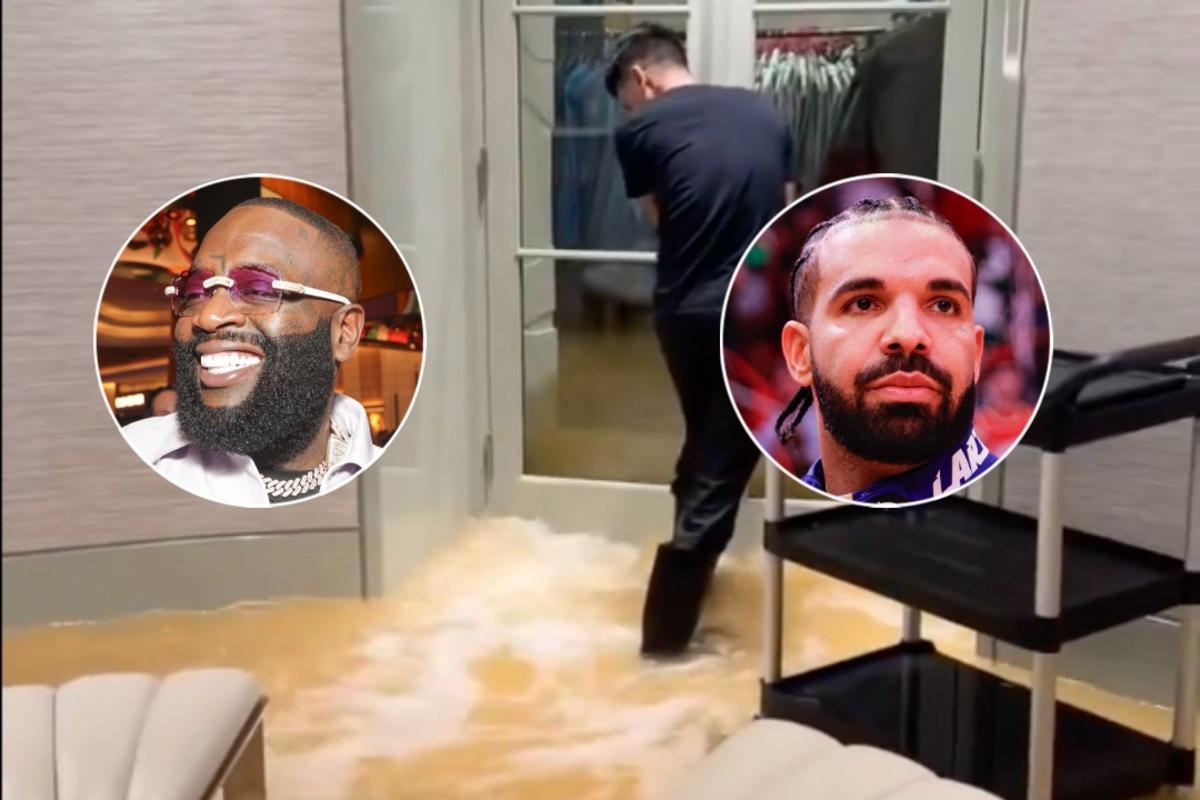 Rick Ross Trolls Drake After the Massive Flood at Drizzy's Mansion