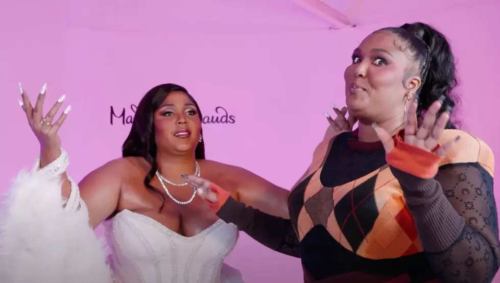 Lizzo wax figure.