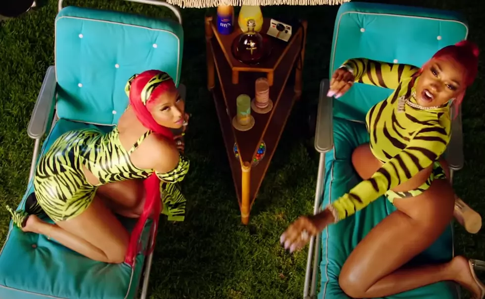 Megan Thee Stallion and Nicki Minaj in Hot Girl Summer video.