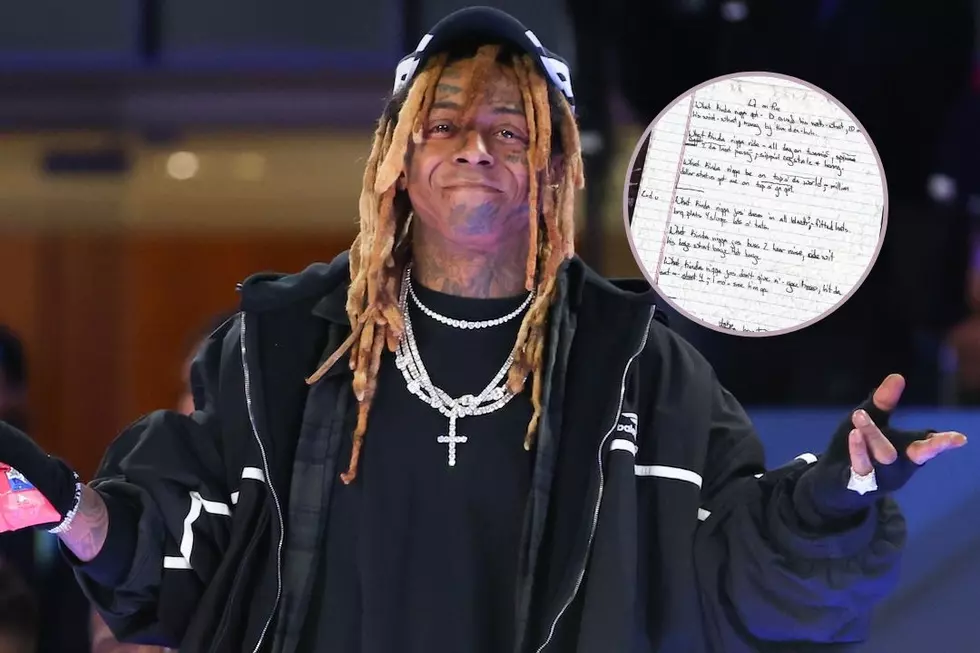 Lil Wayne’s Lyrics Notebook Is Up for Auction for $5 Million After Five-Year Legal Battle