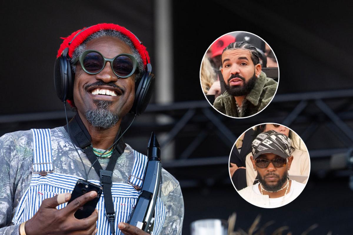 André 3000 was sad about the argument between Drake and Kendrick Lamar