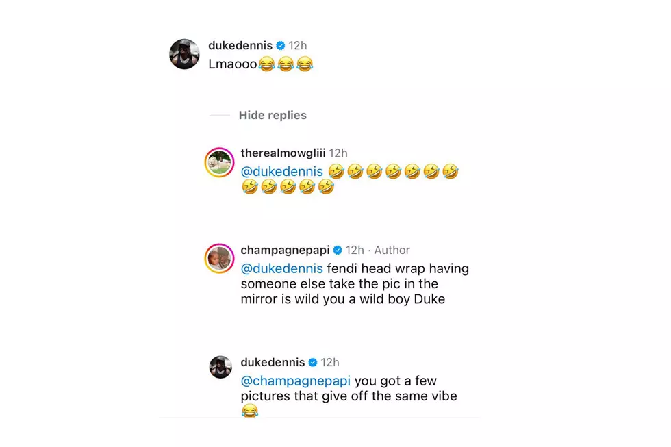 Drake and Duke Dennis joke around