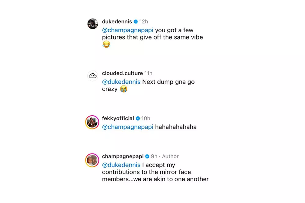 Drake and Duke Dennis joke around