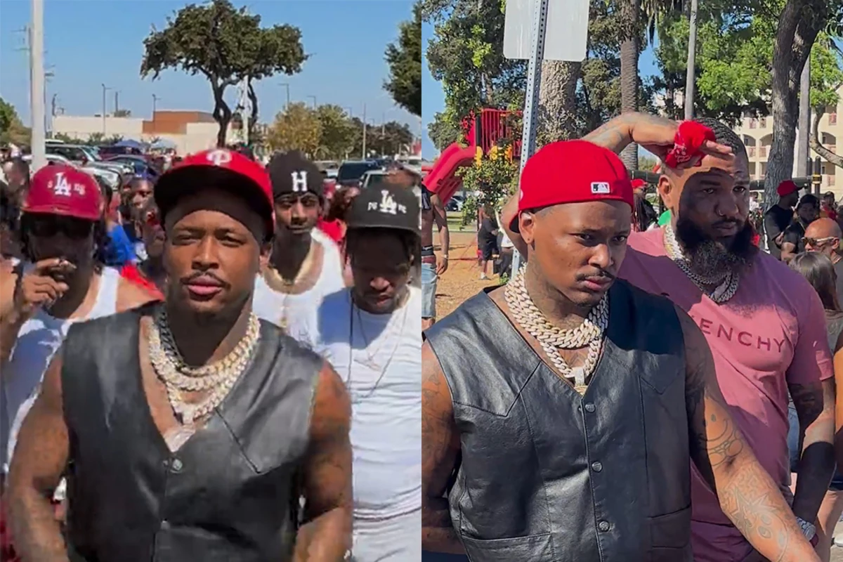 YG Has Peace Walk to End Treetop Pirus and Fruit Town Pirus Beef, image size:1200x800