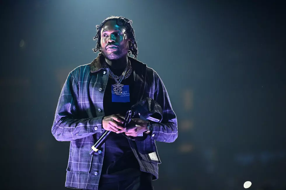 Meek Mill performs onstage as Druski hosts first-ever “Coulda Fest†Comedy and Music Festival at State Farm Arena on September 07, 2024 in Atlanta, Georgia.