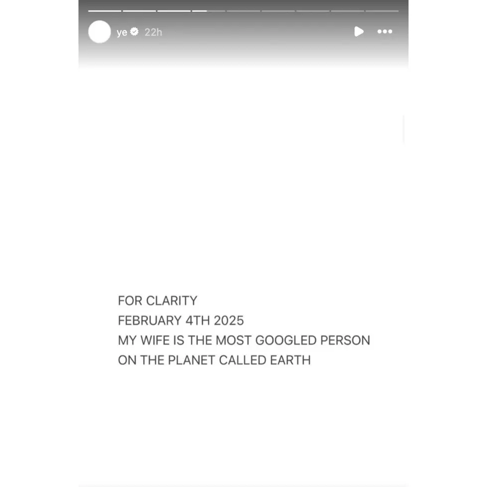 Kanye West Instagram Story