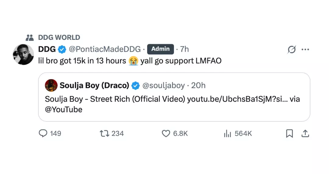 DDG disses Soulja Boy