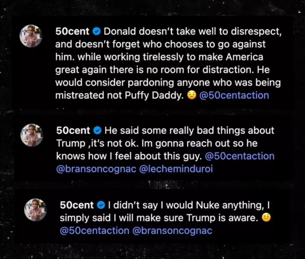 50 Cent says he talk to President Trump about DIddy pardon.