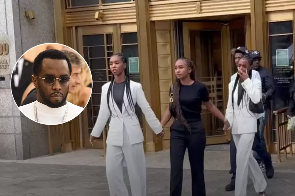 Diddy’s Daughters in Tears Leaving Courthouse After Closing Arguments in His Sex Crimes Trial