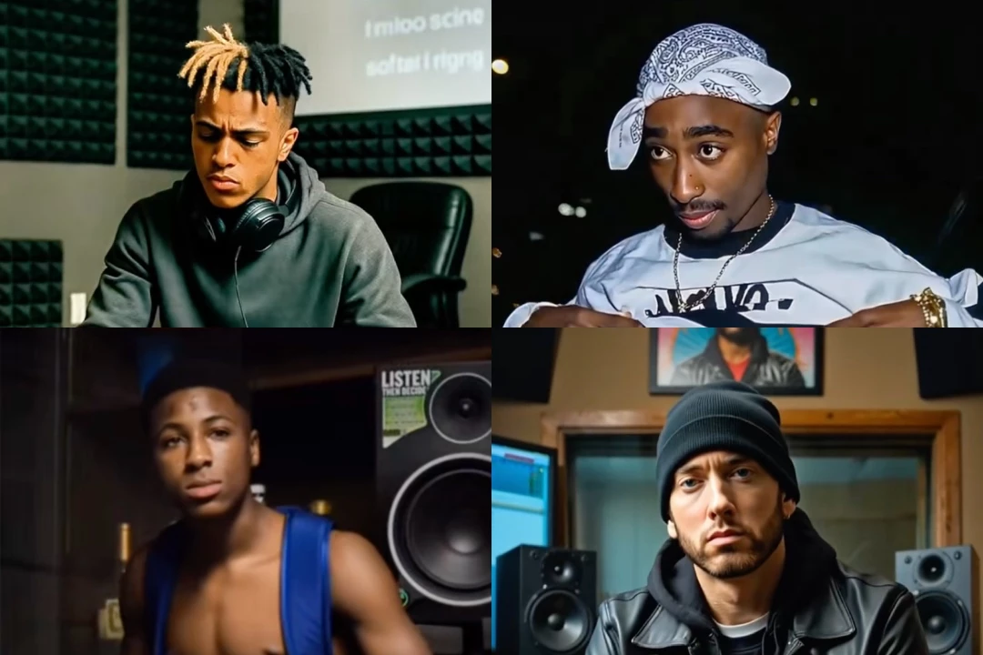 Wild AI Videos of Rappers Aging in Real Time – Eminem, Tupac