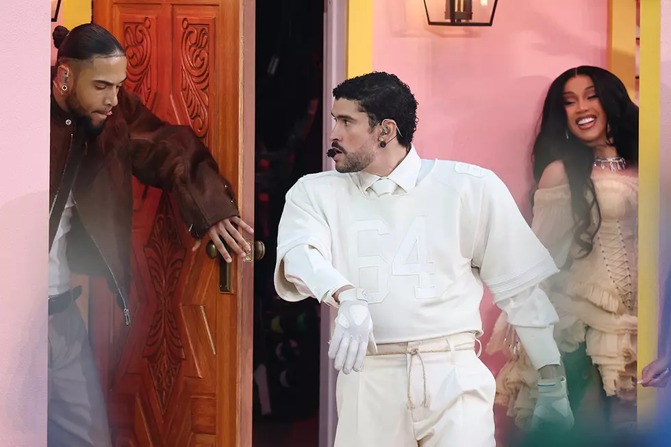Cardi B at Bad Bunny's Super Bowl Show