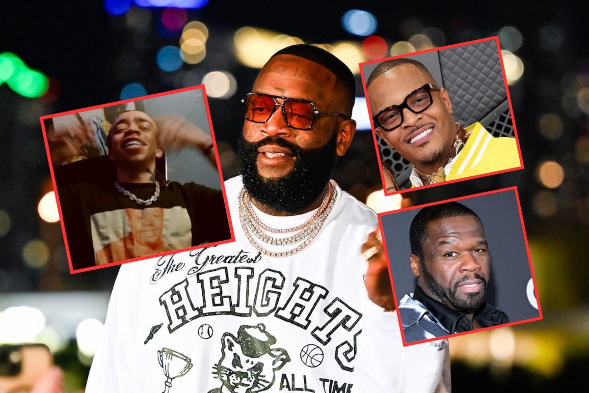 Rick Ross Enters 50 Cent, T.I. Beef With a Request for a T-Shirt Rick Ross Enters 50 Cent, T.I. Beef With a Request for a T-Shirt