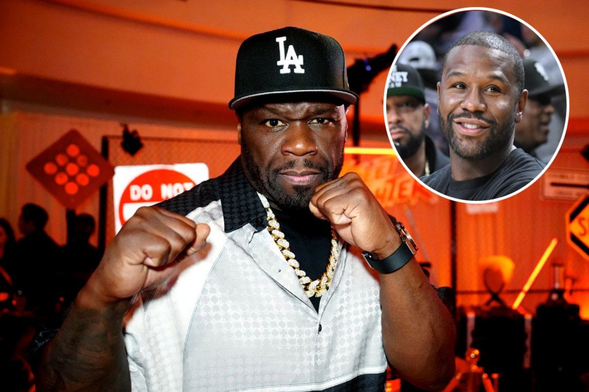 50 Cent Throws More Shade at Floyd Mayweather Over Finances 50 Cent Throws More Shade at Floyd Mayweather Over Finances