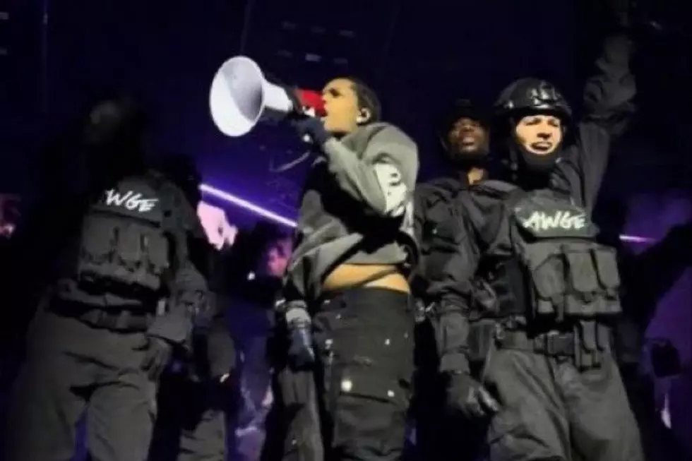 A$AP Rocky performing.