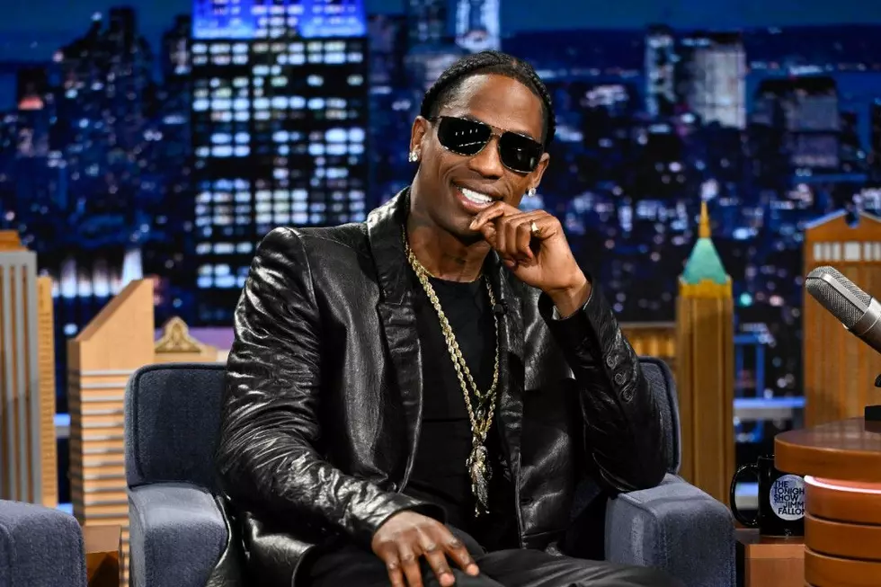 Rapper Travis Scott during an interview on Tuesday, July 21, 2026