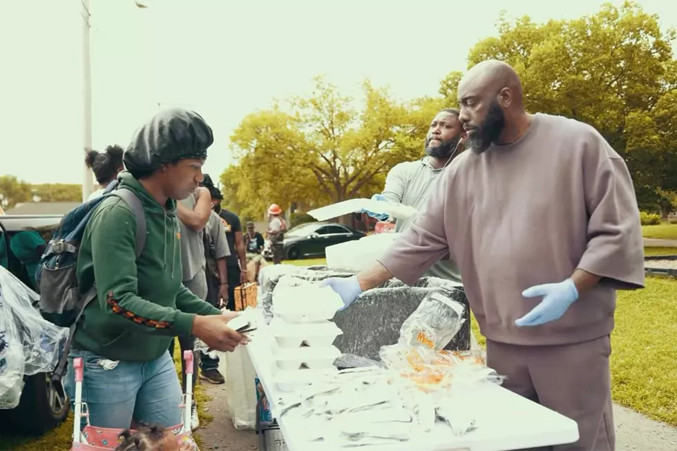Trae Tha Truth Brings Food and Supplies to Gary, Indiana