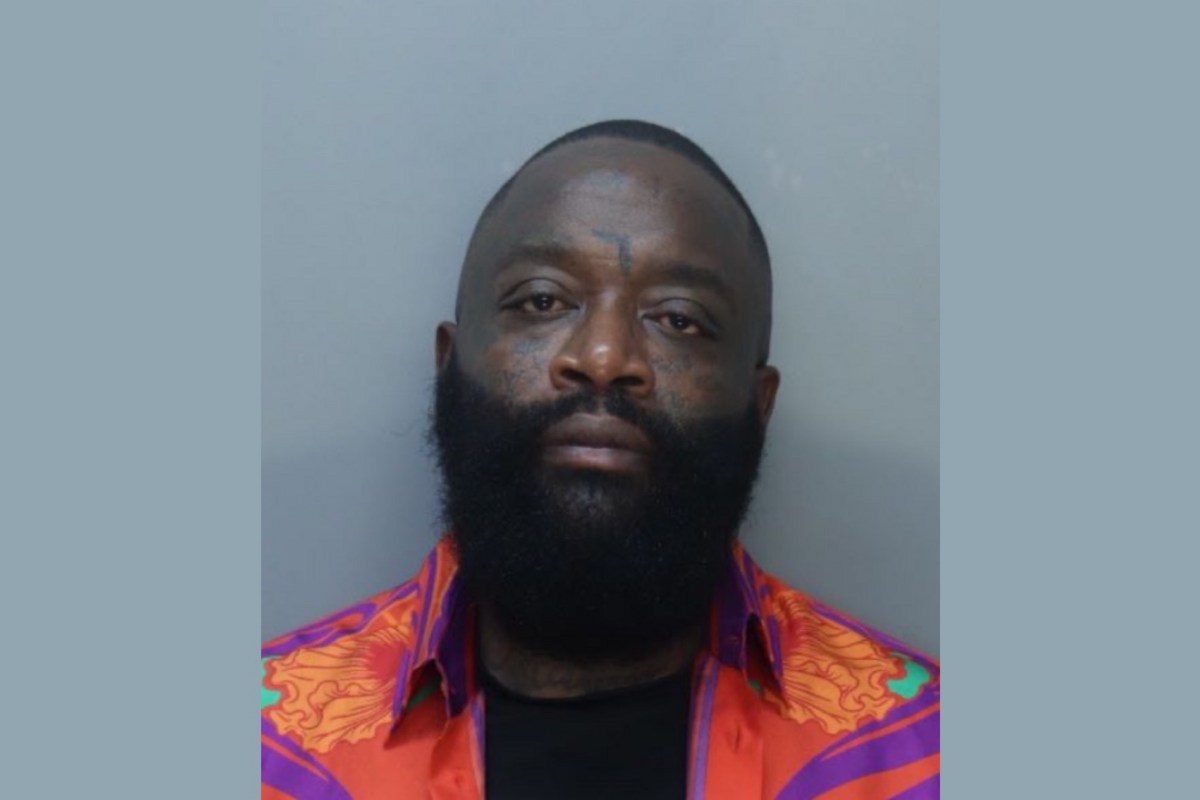 Rick Ross booking photo via XXL