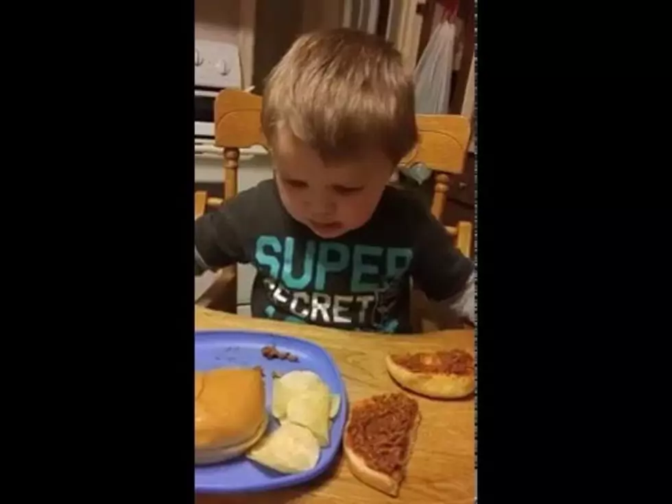 This Kid is having His First ‘Sloppy Joe’ and, He isn’t Impressed! [WATCH]