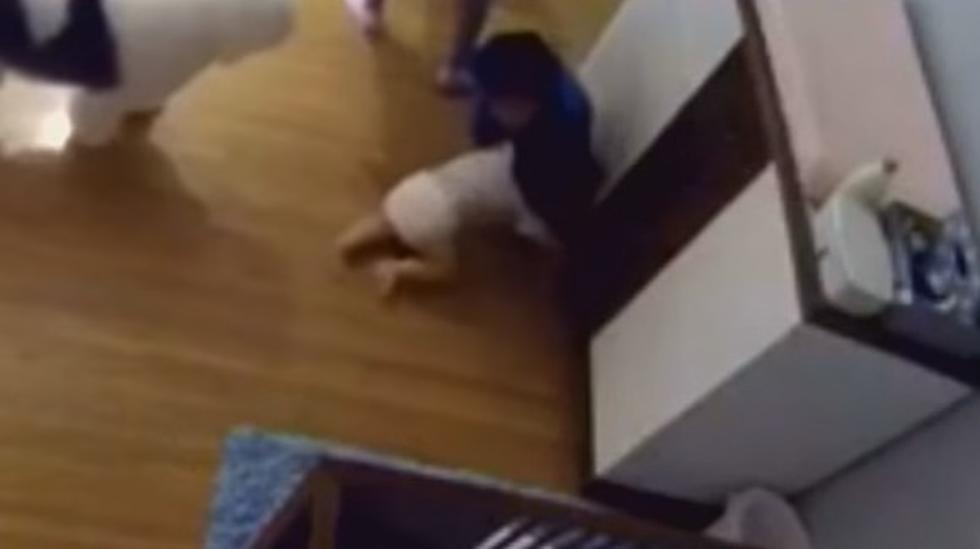 Going Viral: Big Brother Miraculously catches Baby Brother from Falling off a Changing Table [VIDEO]