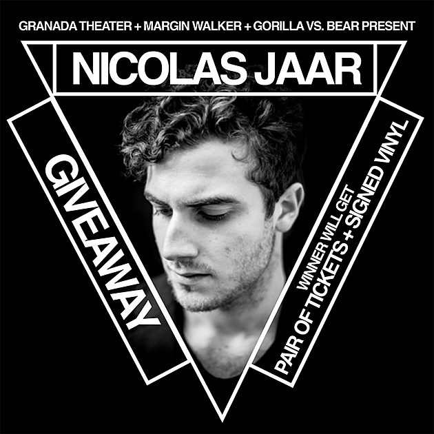 Nicolas Jaar: live in Dallas // Wednesday, October 19th