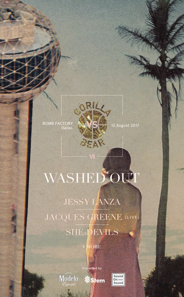 GvsB VI: Washed Out, Jessy Lanza, Jacques Greene (live), She-Devils + more