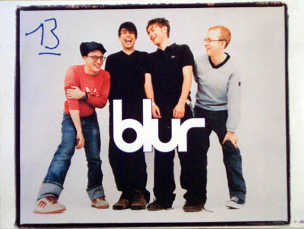 Blur playing Hyde Park in London in July 2009