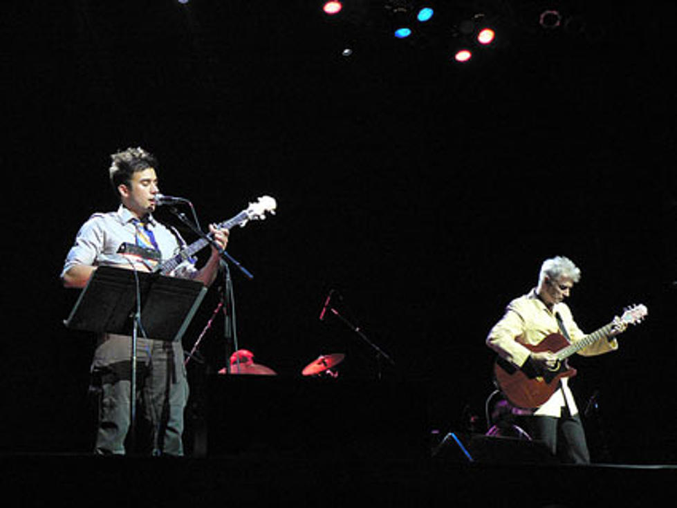 David Byrne duets with Sufjan Stevens @ The Revenge of the Book Eaters @ Beacon Theatre, NYC | pics, MP3