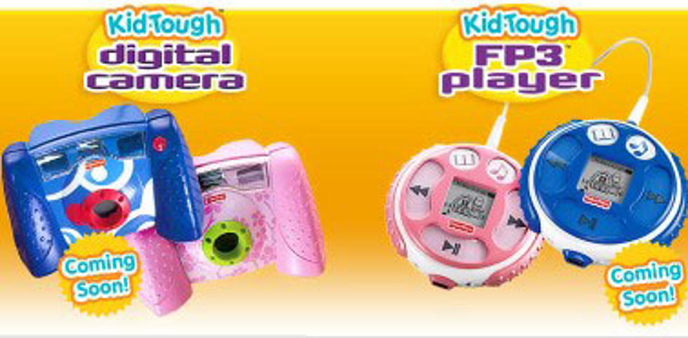 Fisher-Price Kid-Tough MP3 player and digital camera