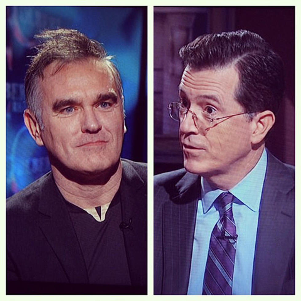 Morrissey played &#8216;The Colbert Report&#8217; (interview too!), begins his three-night NYC run tonight at Radio City
