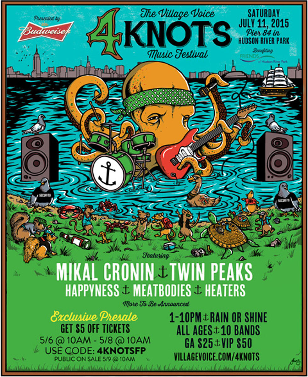 4Knots Fest announces initial 2015 lineup (Mikal Cronin, Twin Peaks &#038; more) ++ discounted presale
