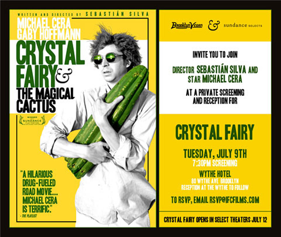 Michael Cera wants to get high with &#8216;Crystal Fairy&#8217;, will be at the FREE BV SCREENING