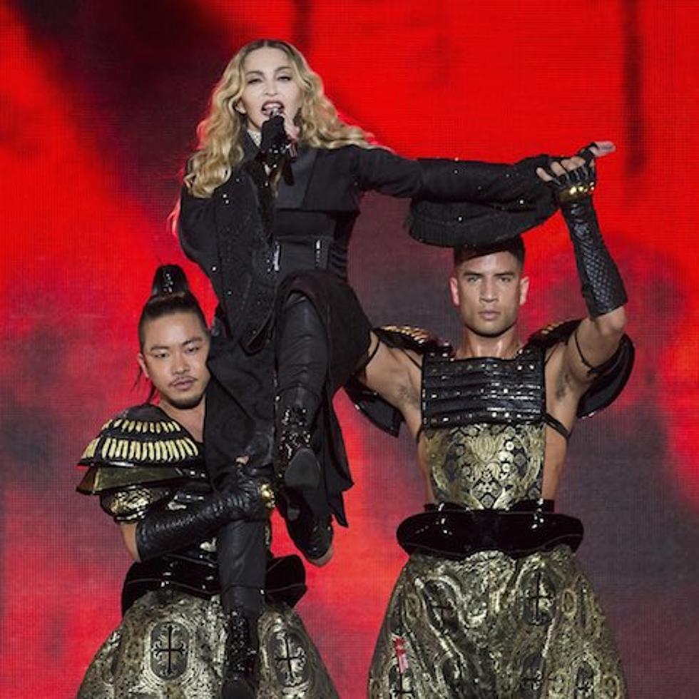 Madonna played MSG, spanked opener Amy Schumer on stage (setlist); two more NYC shows to go