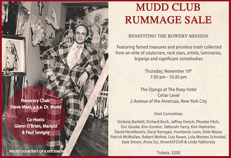 The B-52&#8217;s, Lenny Kaye, Kim Gordon &#038; more participating in &#8216;The Mudd Club Rummage Sale&#8217; benefit
