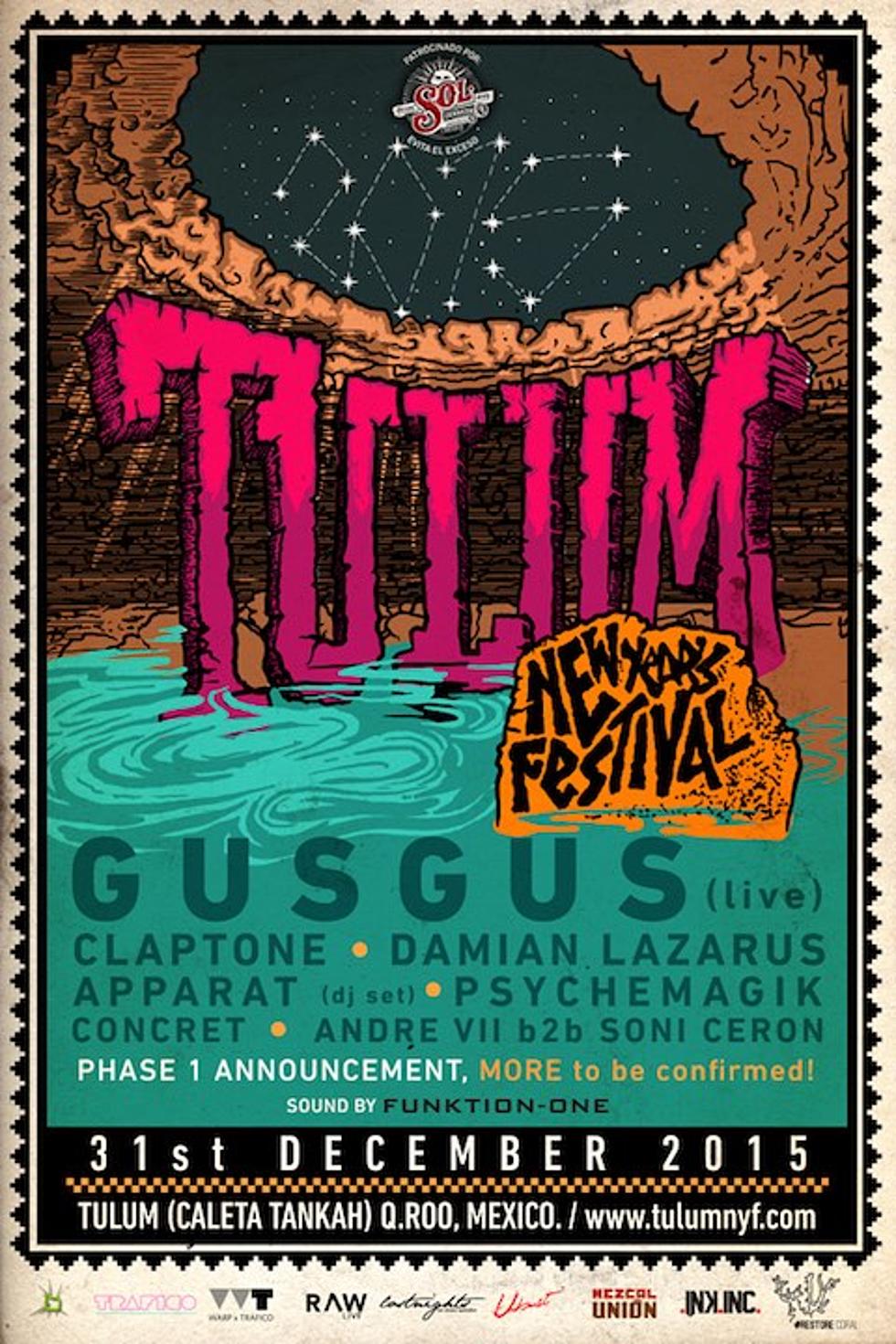 Gus Gus, Apparat, Psychemagik and more playing Mexico&#8217;s Tulum New Year&#8217;s Festival; XLR8R throwing one a week later