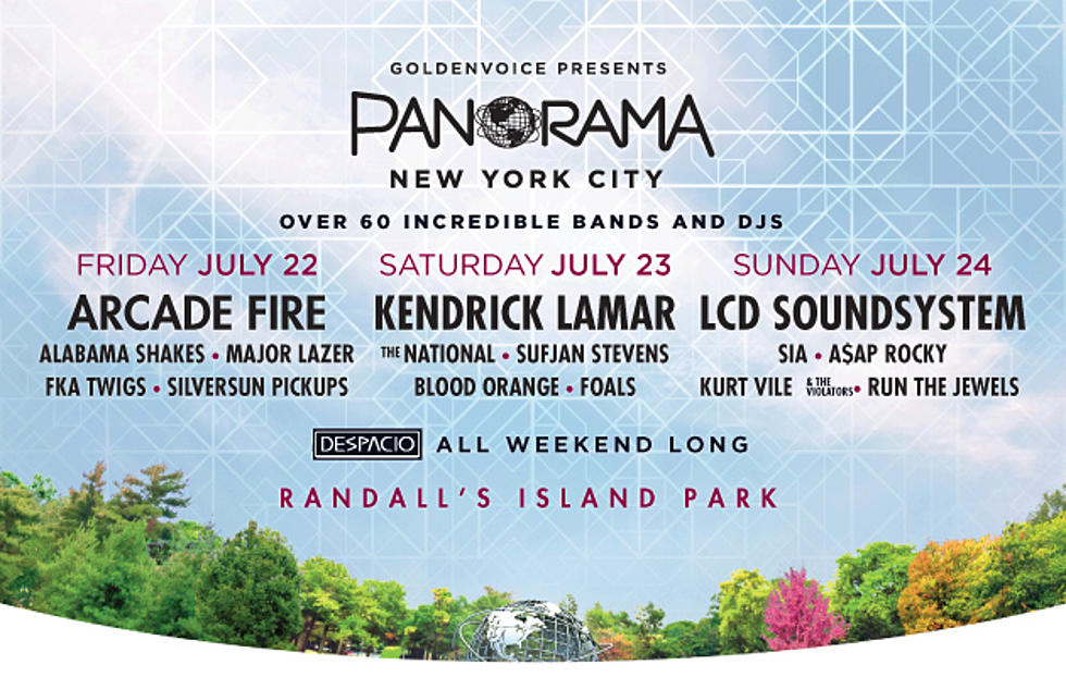 NYC fest Panorama announces lineup (Arcade Fire, Kendrick Lamar, LCD Soundsystem, The National, Sufjan, more)
