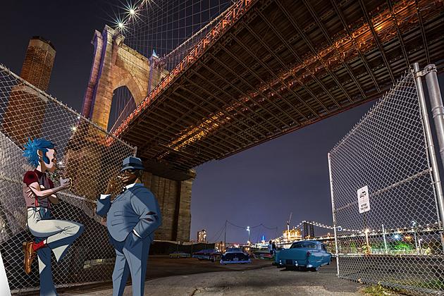 Gorillaz ask &#8220;Plans Tonight?&#8221; with a picture of Brooklyn Bridge Park