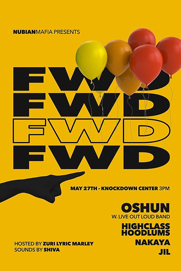 OSHUN playing Memorial Day Weekend show at Knockdown Center