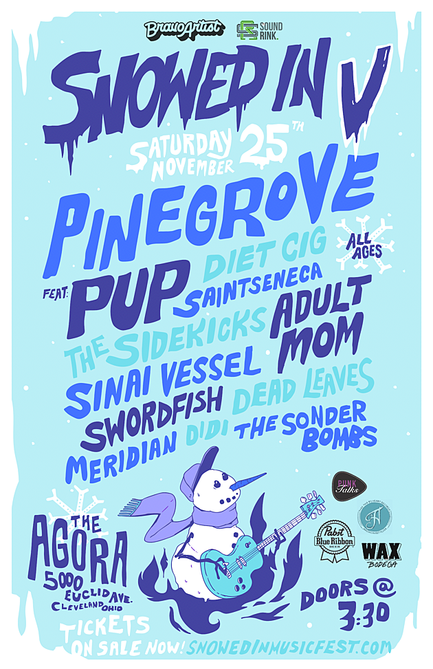 win tix to Snowed In fest with Pinegrove, PUP, Saintseneca and more