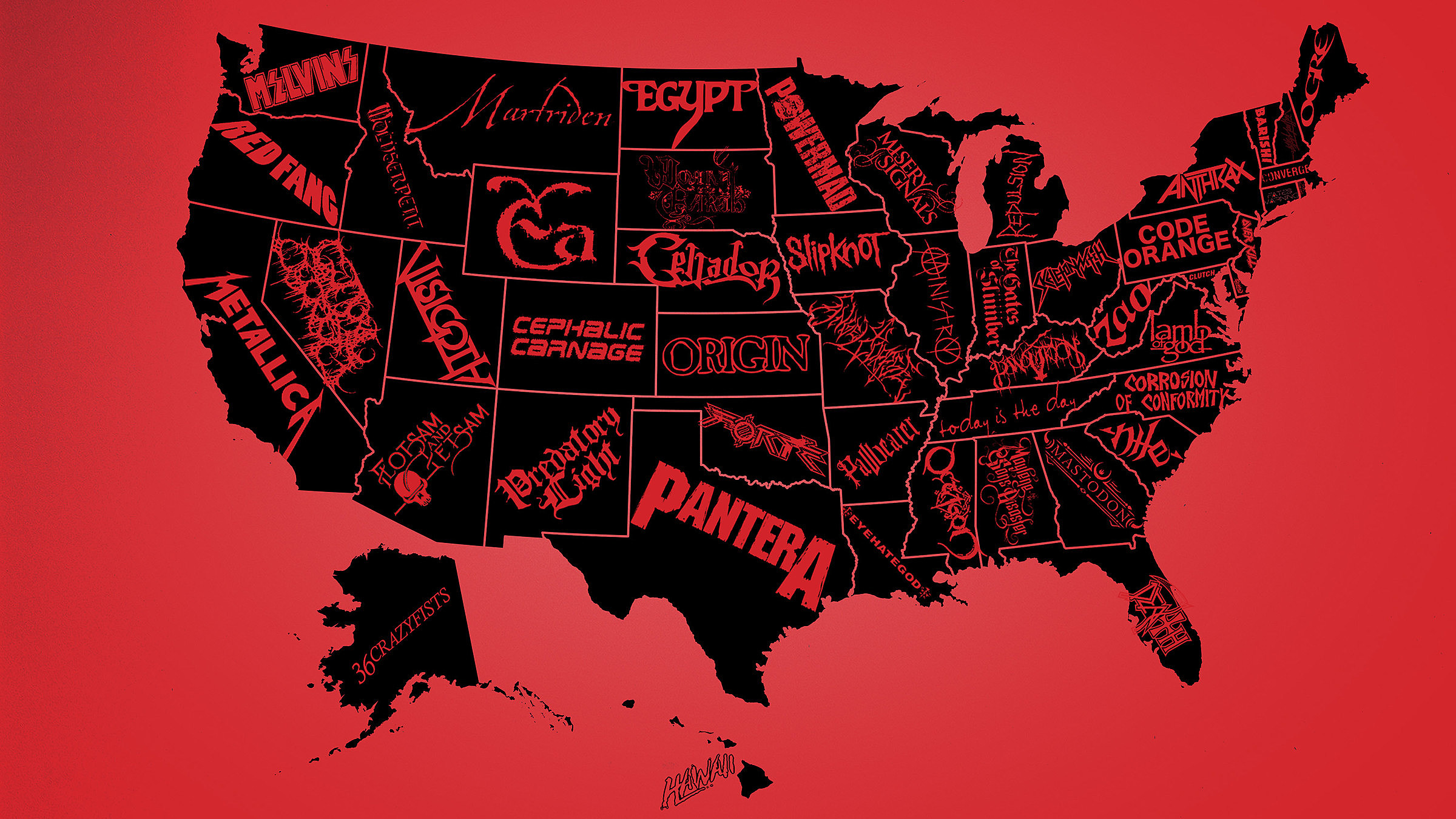 Are these the best metal bands of every US state?