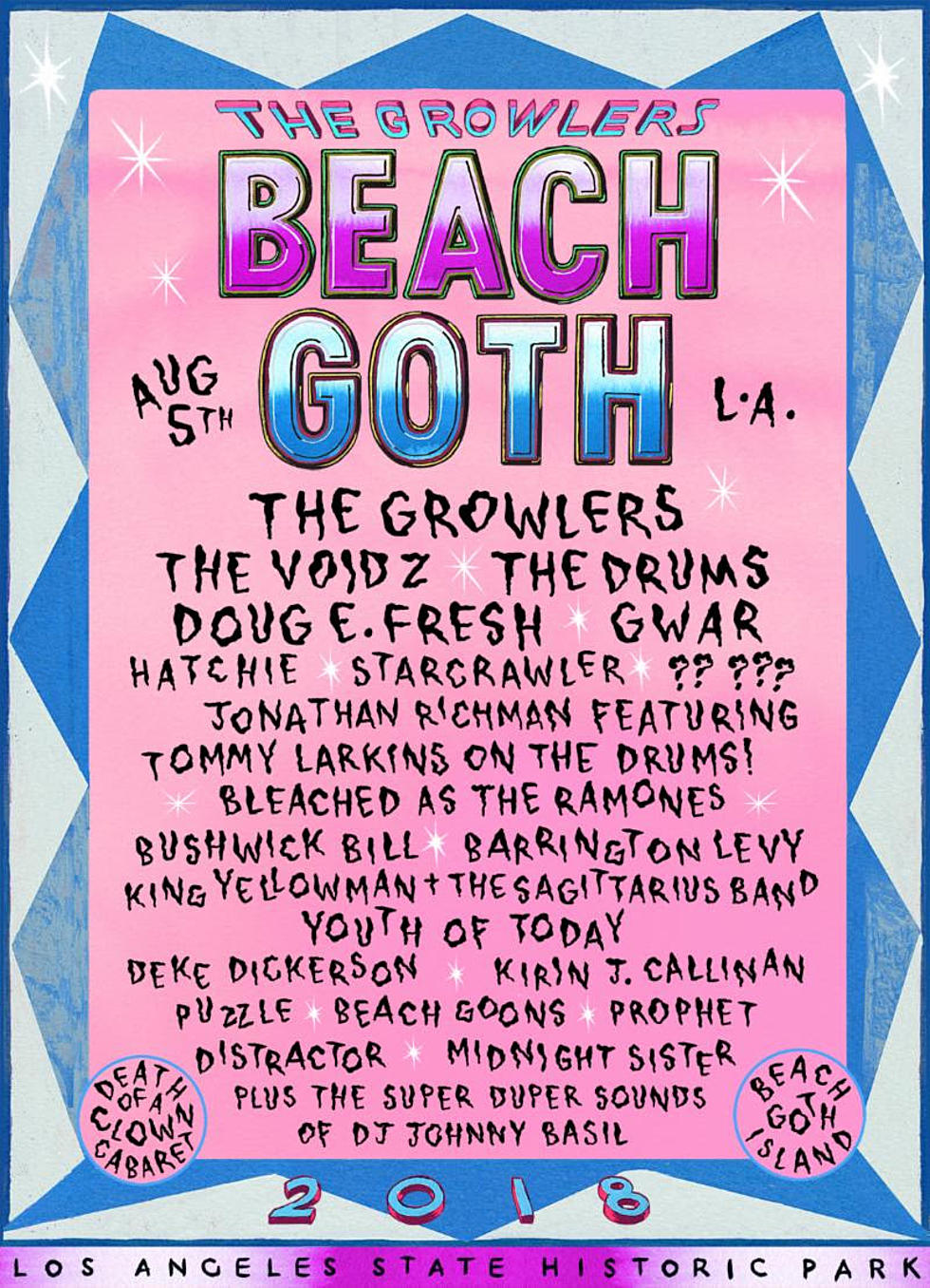 The Growlers announce 2018 Beach Goth lineup (The Voidz, GWAR, more)