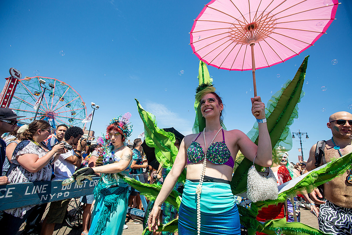 The 36th annual Coney Island Mermaid Parade brought thousands to the street...